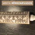 Mintás sodrófa tömör fából
